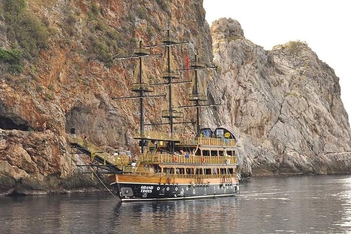 Alanya All Inclusive Piratbåttur med hotelltransport