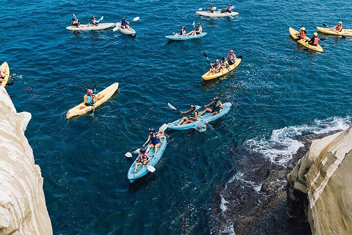 Originele La Jolla Sea Cave Kayak Tour voor twee