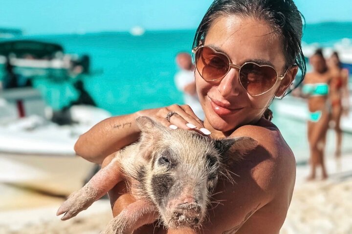 Gran Exuma: Tour en barco privado de saltos de isla con cerdos nadadores