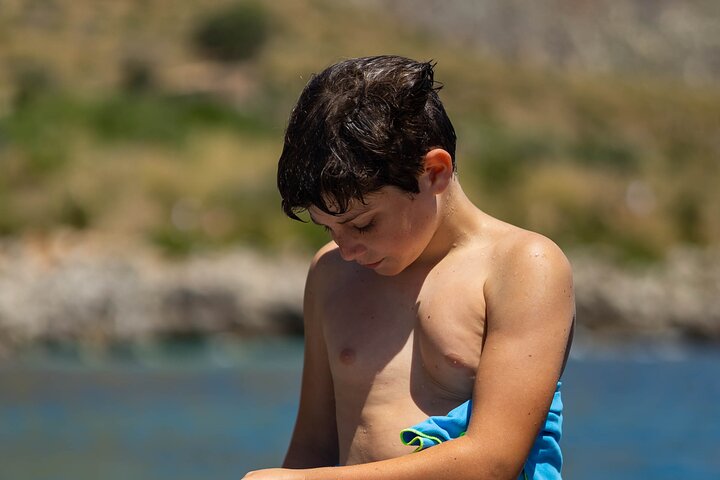 Excursión en barco de día completo de San Vito Lo Capo a Castellammare del Golfo