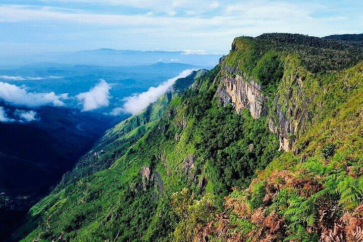 Trekking guidato Horton Plains Park e Worlds End da Nuwara Eliya