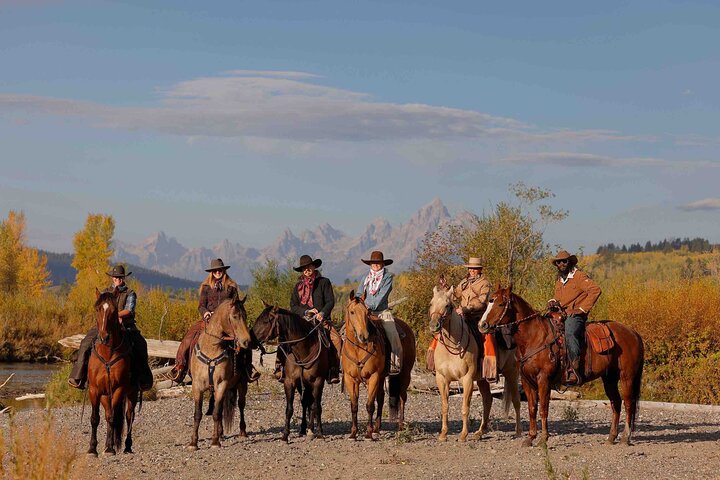 Passeggiate a cavallo con vista sul Grand Teton a Jackson Hole