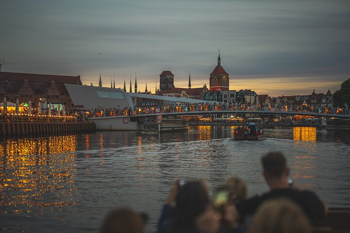 Gdansk guidad stadskryssning på historisk polsk båt