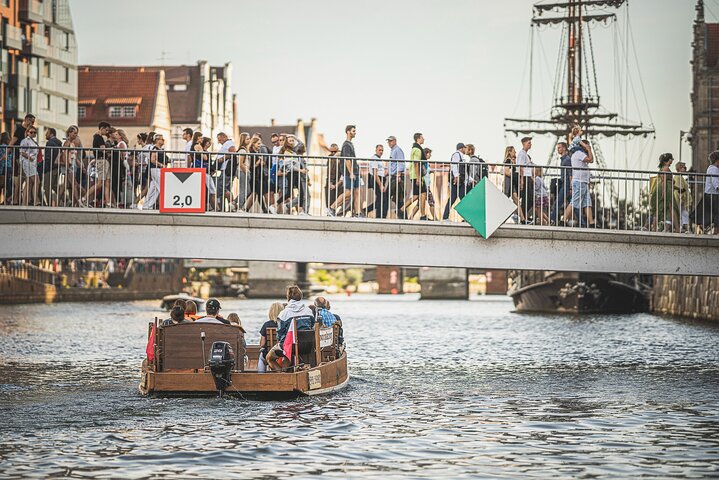 Gdansk guidad stadskryssning på historisk polsk båt