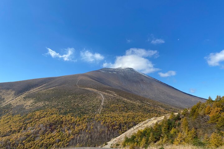Trekking på Mt. Asama med flott utsikt