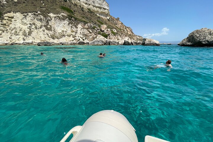 Sella del Diavolo båttur: 4 svømmestopp, snorkling, Prosecco