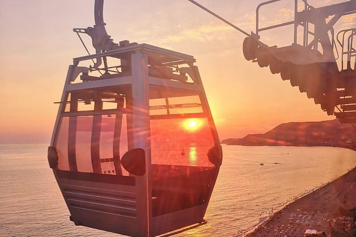 Alanya bytur med svævebane, slot og panoramaudsigt