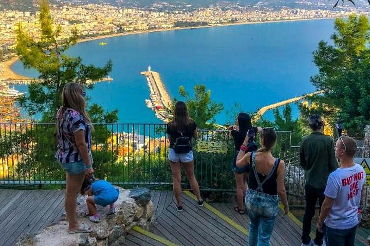 Alanya bytur med svævebane, slot og panoramaudsigt
