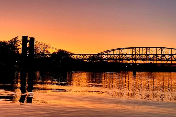 Verbazingwekkende Brazos River ochtend of zonsondergang boot avontuur