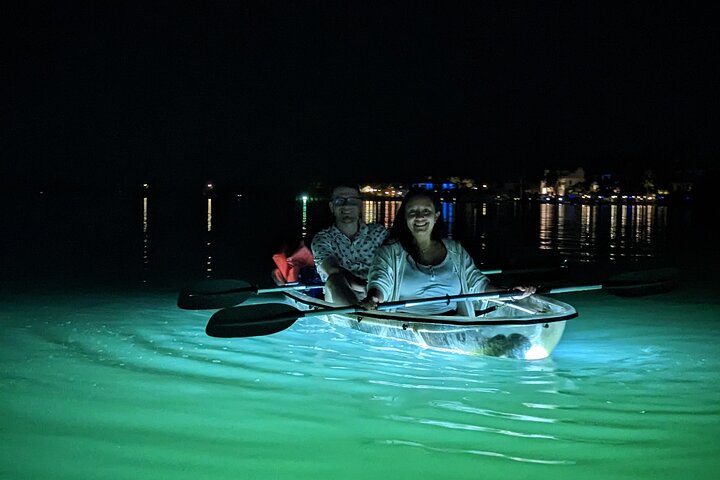 Anna Maria Island - Clear Kayak LED Nachtglas Onderkant Tour