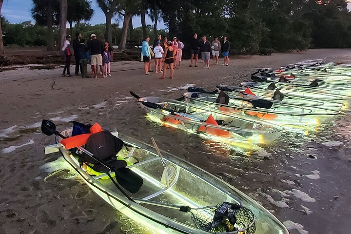 Anna Maria Island - Clear Kayak LED Nachtglas Onderkant Tour