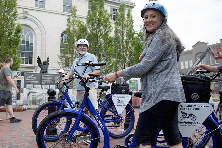 Asheville Historic Downtown guidet elcykeltur med naturskøn udsigt