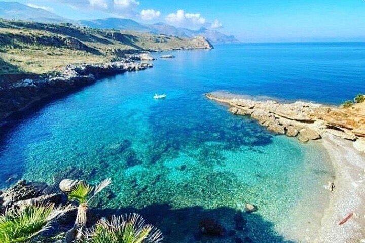 Excursión en barco de día completo de San Vito Lo Capo a Castellammare del Golfo