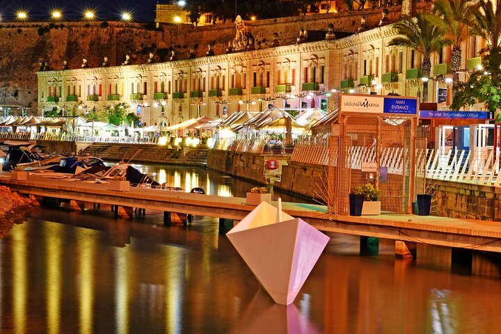 Tour nocturno guiado por el paseo marítimo de La Valeta, Mdina y Rabat