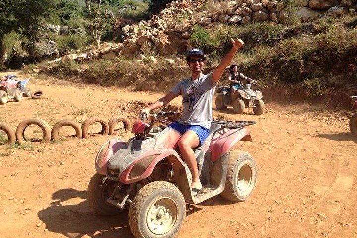 River Rafting & Quad Safari med lunsj og transport fra Alanya