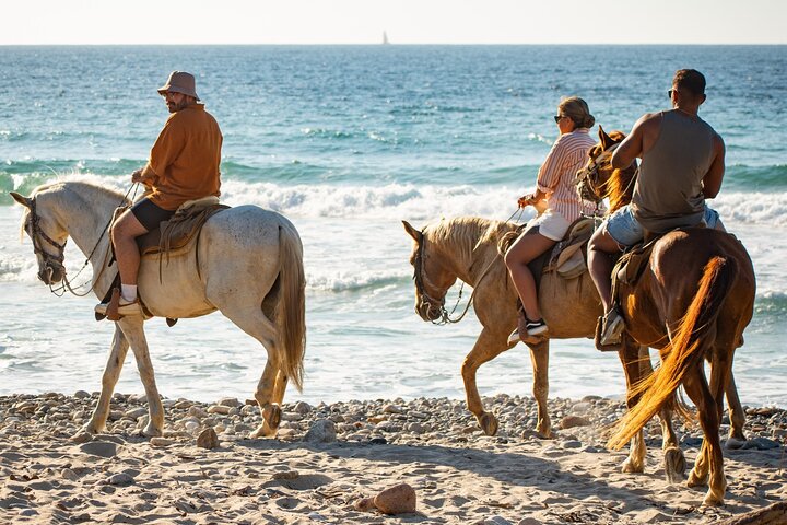 Ridning i Sayulita genom djungelstigar till stranden