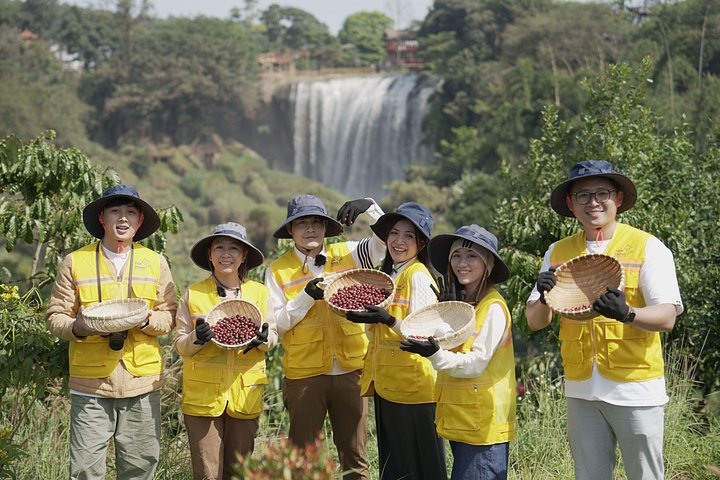 Campagne de Dalat | Visite des plantations de café au-delà des chutes d'éléphants