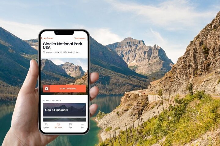 Selbstgeführte Audio-Fahrttour im Glacier National Park