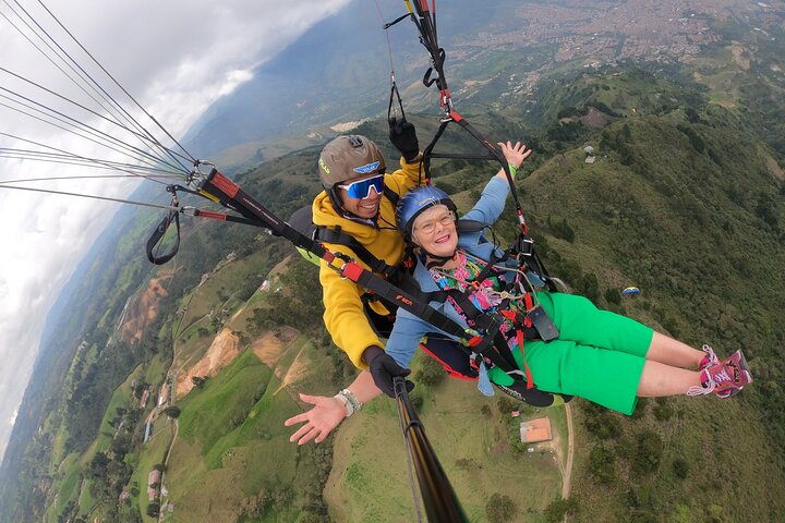 Paragliding-tur i Medellín, flyv og få en fantastisk oplevelse