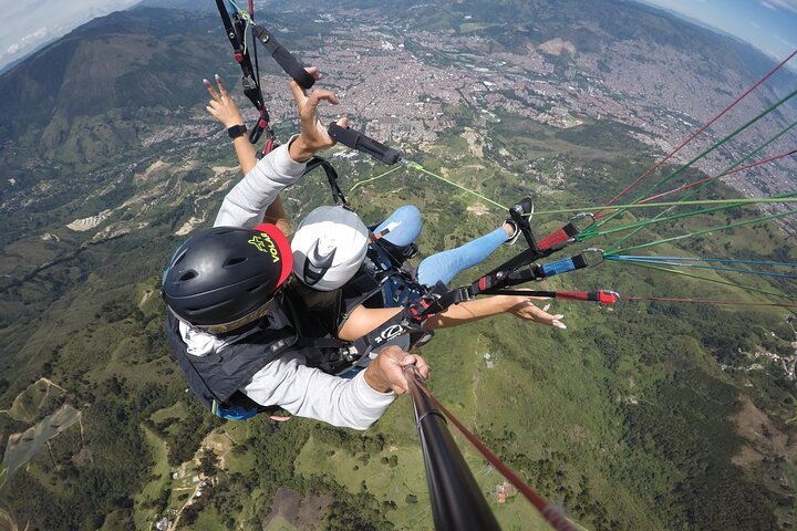 Paragliding-tur i Medellín, flyv og få en fantastisk oplevelse