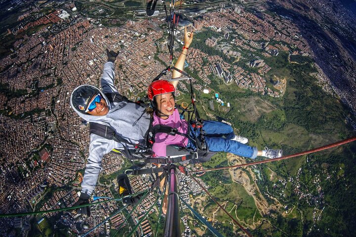 Paragliding-tur i Medellín, flyv og få en fantastisk oplevelse