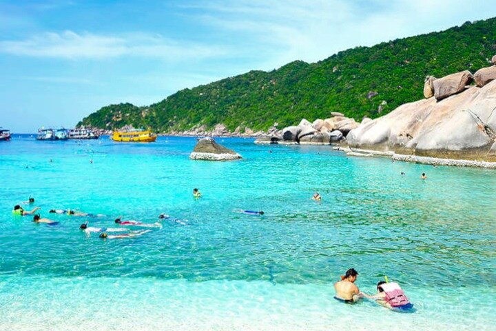 Koh Tao og Koh Nang Yuan Speedboat Tour fra Koh Phangan