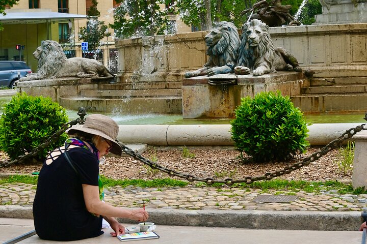En Aix-traordinär vandring Stadsrundtur i Aix-en-Provence