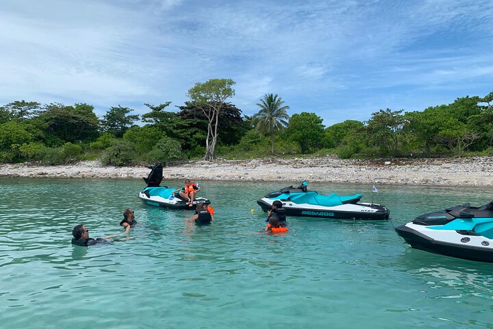 2,5 Stunden Pig Island-Virgin Islands & Schnorchel-Jet-Ski-Safari