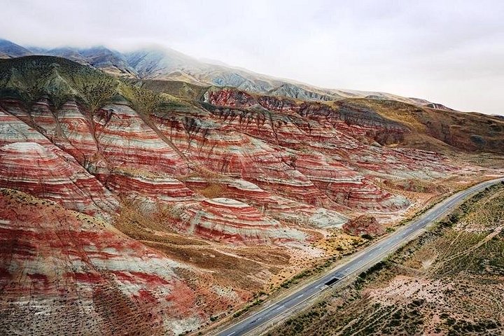 Baku: Guba Shahdag-Candy Cane Mountains Tour/ Entry Included