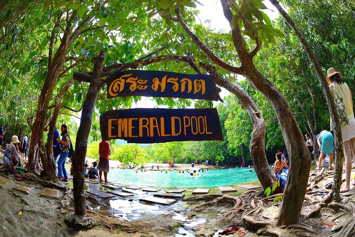 Krabi: Tiger Cave, Emerald Pool og Hot Springs lille gruppe tur