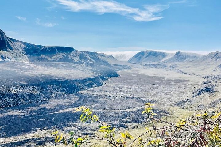 Tour privado de medio día en las fumarolas de azufre del volcán Sierra Negra