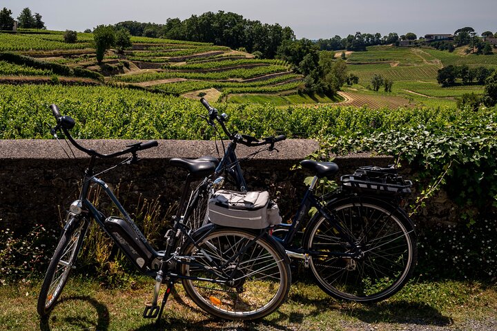 Saint-Émilion Wine Tour por bicicleta elétrica premium, almoço incluído