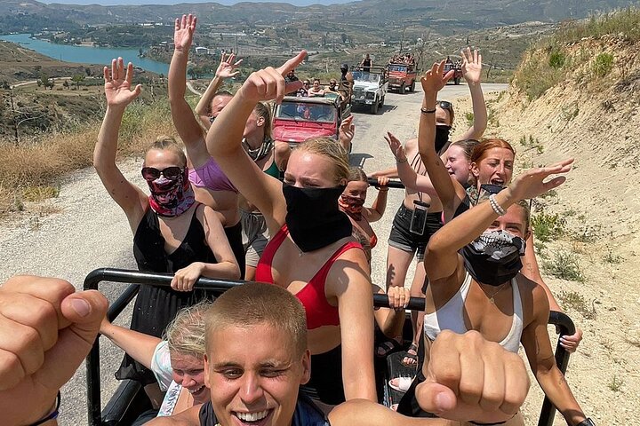 Green Canyon: zij-jeepsafari met lunch, waterval en boottocht
