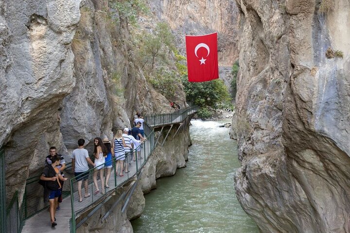 Tour durch die Fethiye-Saklikent-Schlucht mit offenem Mittagsbuffet