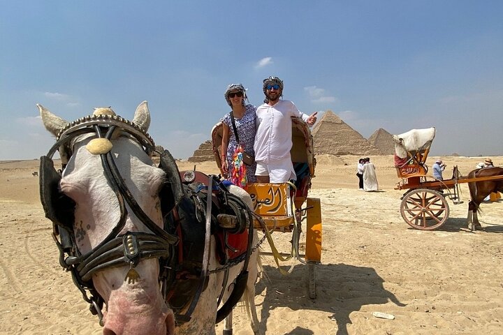 Cairo In Big Bus intera giornata da Hurghada (Piramidi-sfinge-Museo egiziano-pranzo)