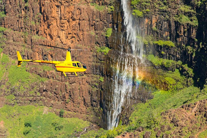 Experiencia en helicóptero privado en Kauaʻi : puerta abierta TODOS LOS ASIENTOS DE LA VENTANA