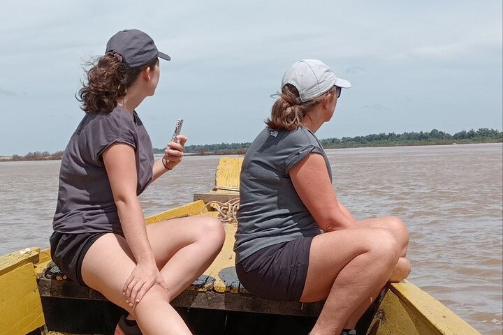 4 timmar med tuk tuk för att se Mekong-delfiner och landsbygd