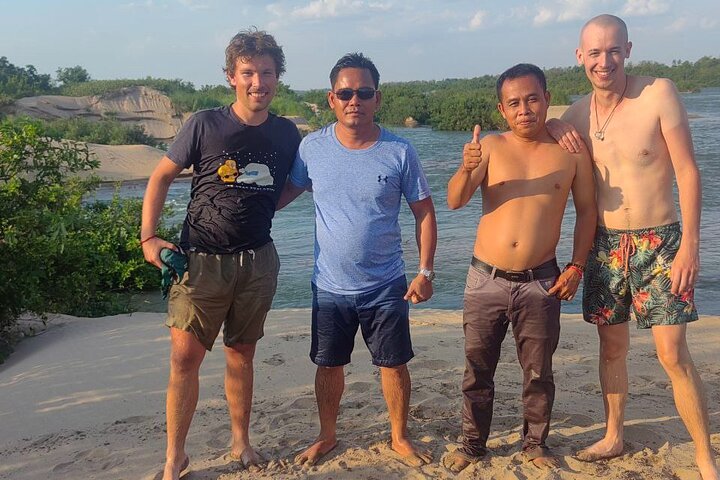 4 timmar med tuk tuk för att se Mekong-delfiner och landsbygd