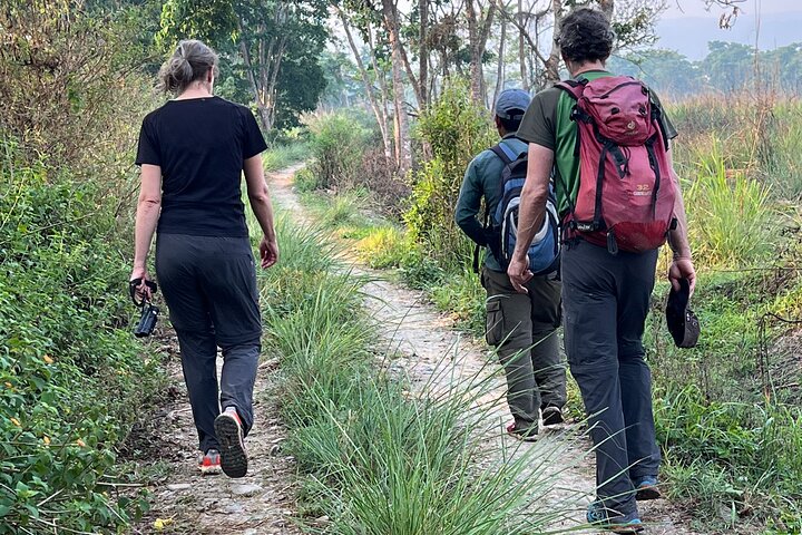 Visita guiada a pie de 5 días y 4 noches en el Parque Nacional de Chitwan