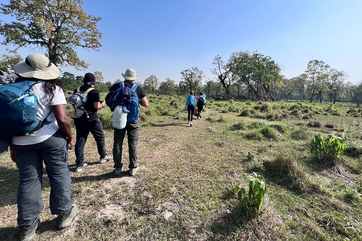 Visita guiada a pie de 5 días y 4 noches en el Parque Nacional de Chitwan