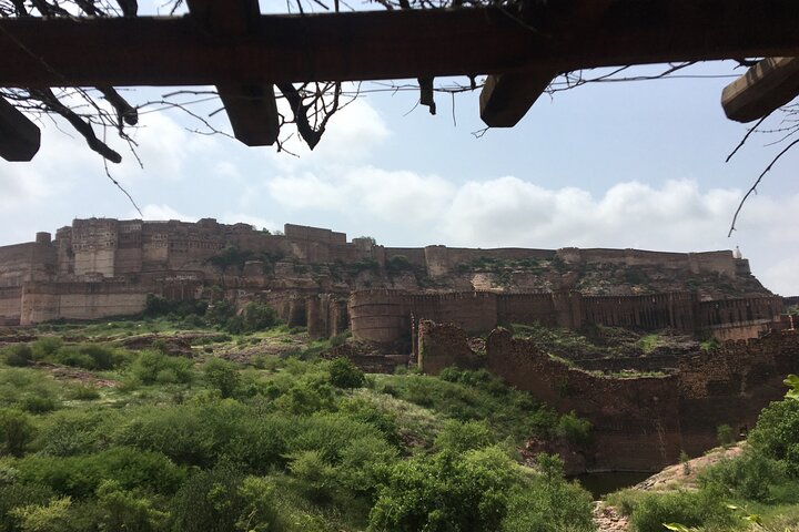 Jodhpur Blue City met Mehrangard Fort Hotel Pickup en Drop
