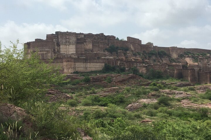 Jodhpur Blue City met Mehrangard Fort Hotel Pickup en Drop