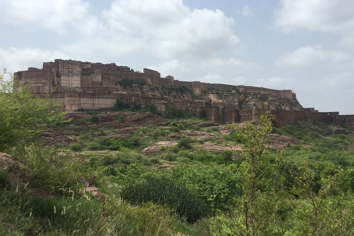 Jodhpur Blue City met Mehrangard Fort Hotel Pickup en Drop