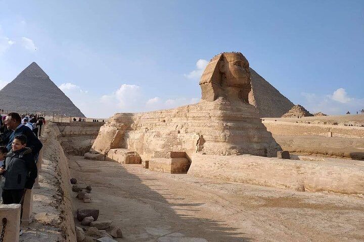 Cairo In Big Bus intera giornata da Hurghada (Piramidi-sfinge-Museo egiziano-pranzo)