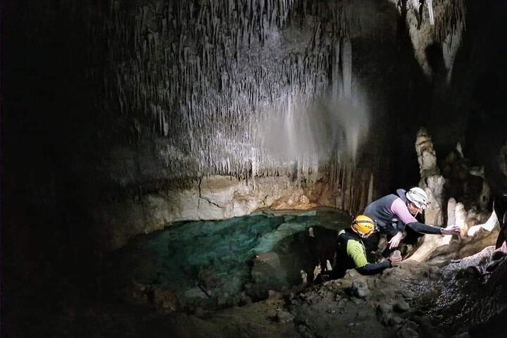 Små grupp Cova de Coloms Sea Caving Tour på Mallorca