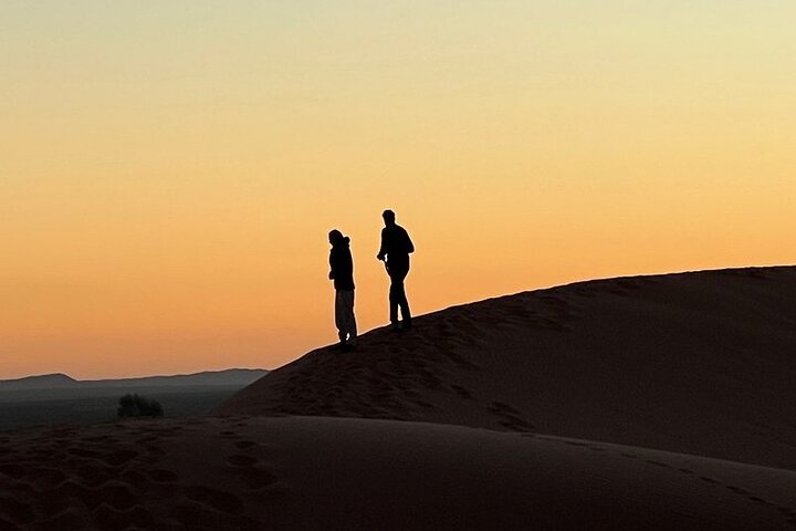 Merzouga-ørkenen Soloppgang Vandretur fra Erfoud med lokal guide