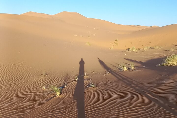 Merzouga-ørkenen Soloppgang Vandretur fra Erfoud med lokal guide