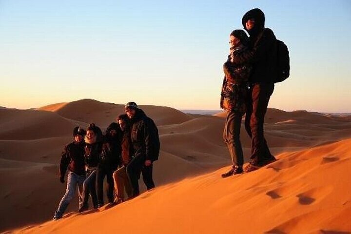 Merzouga-ørkenen Soloppgang Vandretur fra Erfoud med lokal guide
