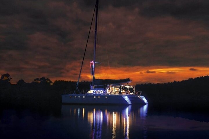 Vela de lujo - Tallados rupestres maoríes - Taupo Sailing Adventures