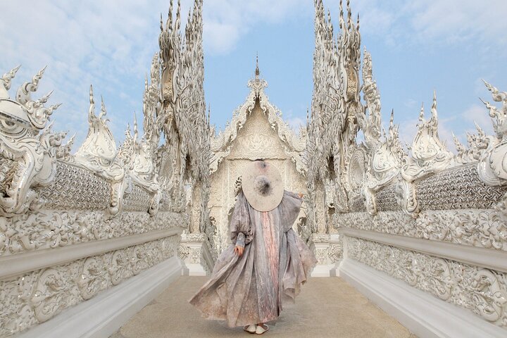 Temple blanc de Chiang Rai, temple bleu et bien plus encore depuis Chiang Mai
